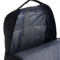 Рюкзак мужской на молнии, 2 наружных кармана, с USB, цвет чёрный Рюкзак мужской на молнии, 2 наружных кармана, с USB, цвет чёрный