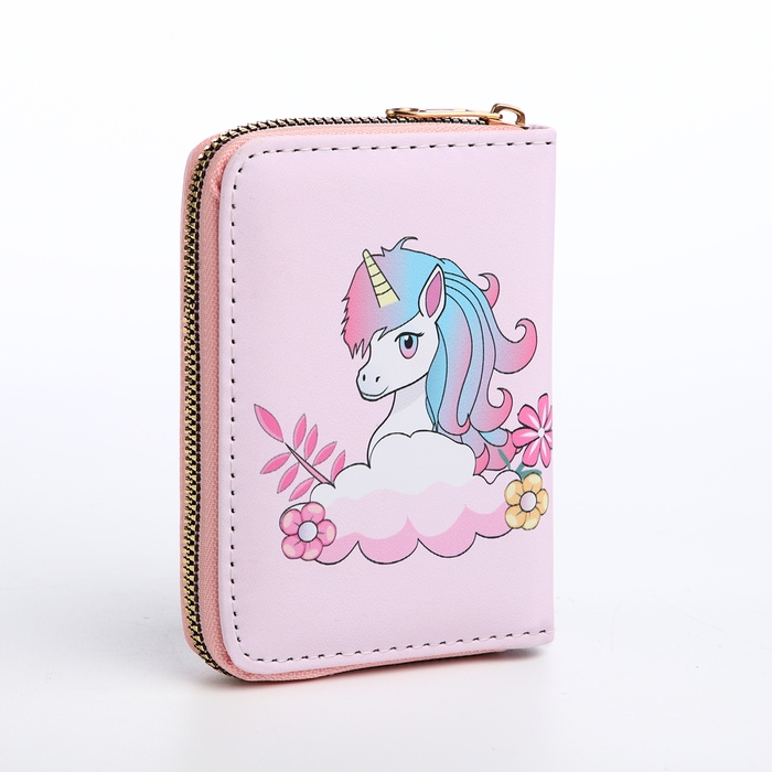 Кошелёк детский на молнии &laquo;Выбражулька&raquo;, цвет розовый