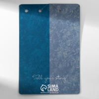 Кулоны &laquo;Неразлучники&raquo; клыки малые, цвет бежево-голубой в серебре, 45 см