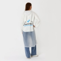 Дождевик взрослый плащ &laquo;терПИТЕРпи&raquo;, размер 42-48, цвет белый