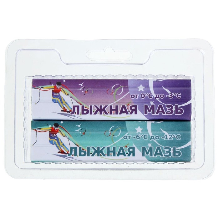 Мазь лыжная, 2 шт., Ф-З, от 0 до -12&deg;C, 80 г