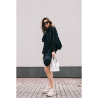 Сумка-хобо Vita на молнии, цвет белый Сумка-хобо Vita на молнии, цвет белый