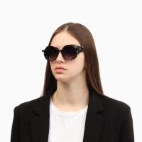 Очки солнцезащитные, uv 400, кожаные шторки, дужка 14.7 см, ширина 14.4 см, линза 7 х 5.5 см