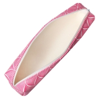 Пенал школьный на молнии "Волны" Calligrata, розовый Пенал школьный на молнии "Волны" Calligrata, розовый