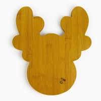 Новый год. Менажница деревянная &laquo;Зимний олень&raquo;, 27 х 30 см