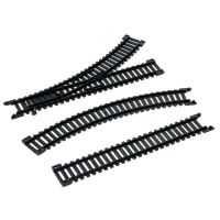 Железная дорога &laquo;Товарный поезд&raquo;, с 9 вагонами, работает от батареек, свет