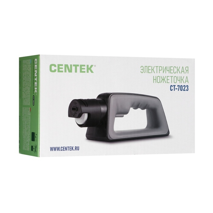 Точилка для ножей Centek CT-7023, электрическая, 12 Вт, серая Точилка для ножей Centek CT-7023, электрическая, 12 Вт, серая