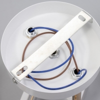 Люстра "Ариадна" 2хЕ27 40Вт бело-золотой 46х25х26 см BayerLux Люстра "Ариадна" 2хЕ27 40Вт бело-золотой 46х25х26 см BayerLux