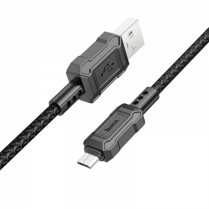 Кабель Hoco X94, Micro USB - USB, 2.4 А, 1 м, передача данных, ПВХ, чёрный Кабель Hoco X94, Micro USB - USB, 2.4 А, 1 м, передача данных, ПВХ, чёрный