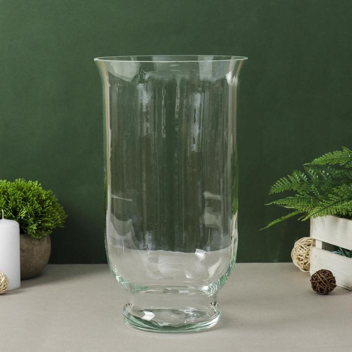 Ваза Ваза "Афина" средняя 30х17,3см, 4,5л прозрачная