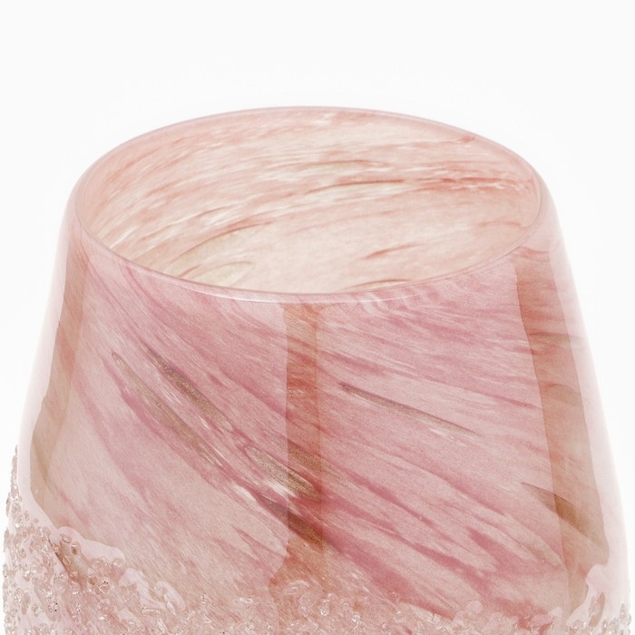 Ваза для цветов &laquo;Элен&raquo; из цветного стекла 15&times;14&times;14 см