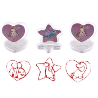 Печать цветная &laquo;Русалочка&raquo;, набор 3 шт., ролик-печать с 2 насадками, штемпельная подушка