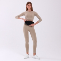 Поясная сумка на молнии, 2 кармана, цвет чёрный