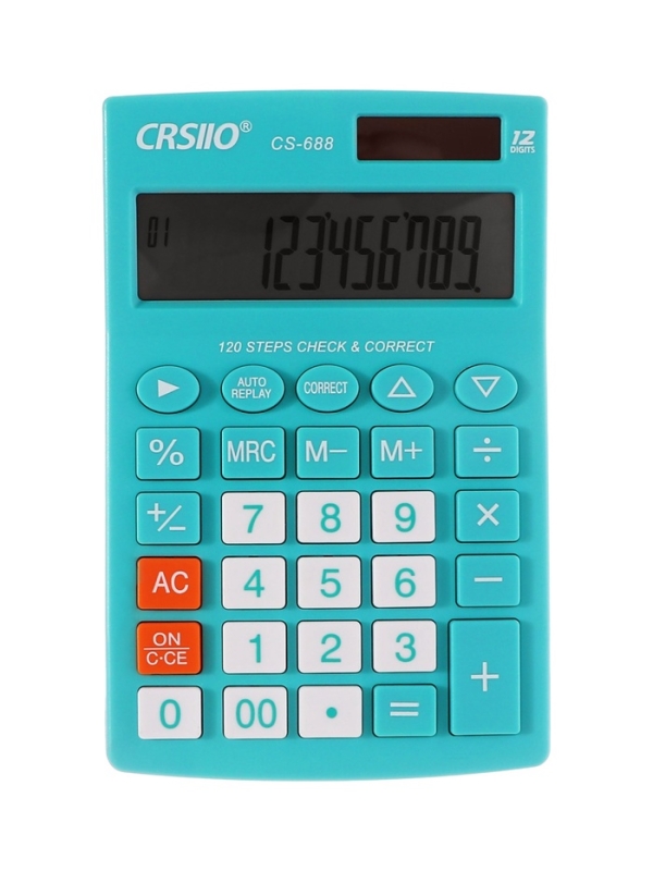 Калькулятор настольный 12-разрядный CT-388, зеленый