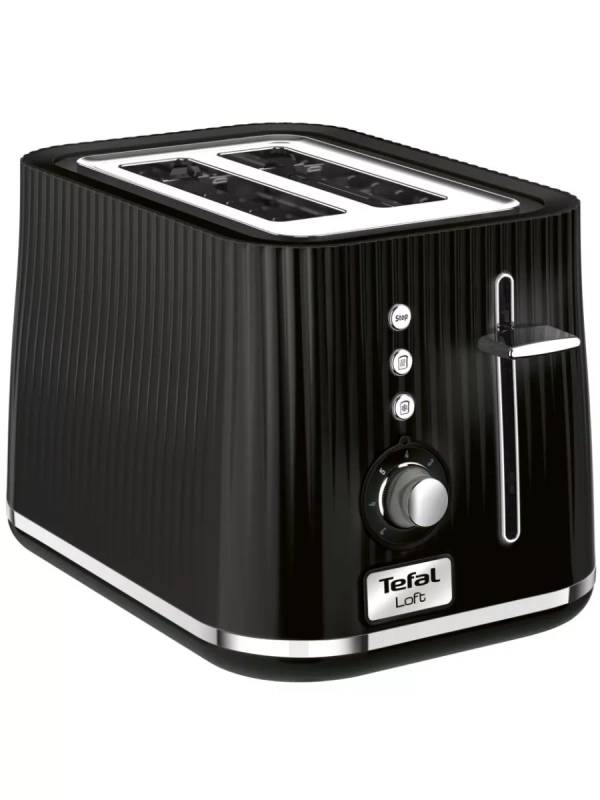 Тостер Loft 2S TT761838, черный, 850 Вт, 2 слота