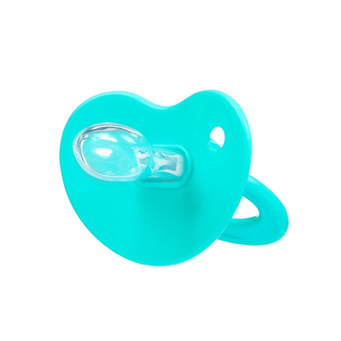 Соска-пустышка ортодонтическая, силикон, +6мес., с колпачком, цвет бирюзовый Соска-пустышка ортодонтическая, силикон, +6мес., с колпачком, цвет бирюзовый