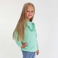 Свитшот для девочки KAFTAN "Basic line" размер 30 (98-104), цвет мята Свитшот для девочки KAFTAN "Basic line" размер 30 (98-104), цвет мята