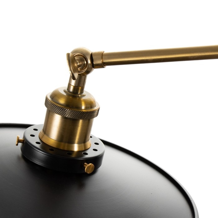 Бра "Кандела" 2хЕ27 черный  22х22х10см