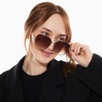 Очки солнцезащитные uv 400, дужка 13.5 см, ширина 13.4 см, линза 5.6&times;6 см