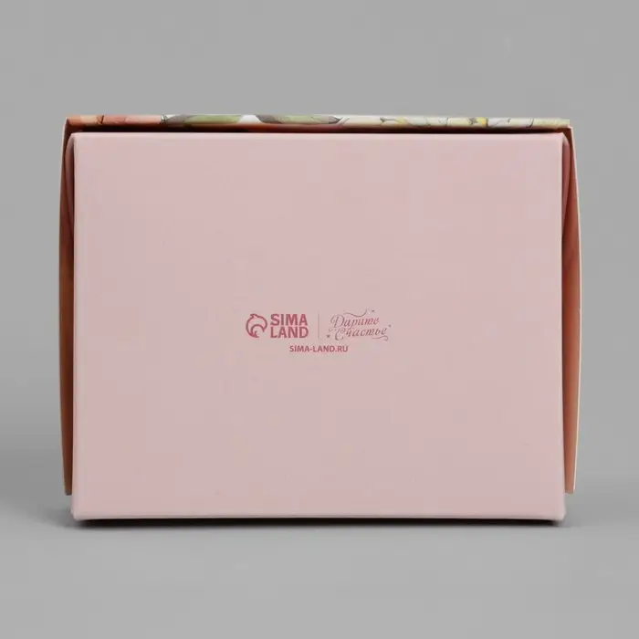 Кондитерская упаковка, коробка с ламинацией &laquo;Цветы&raquo;, 10 х 8 х 3.5 см