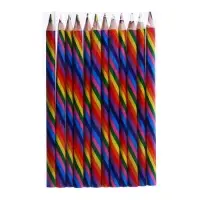 Карандаш многоцветный, толстый, заточенный