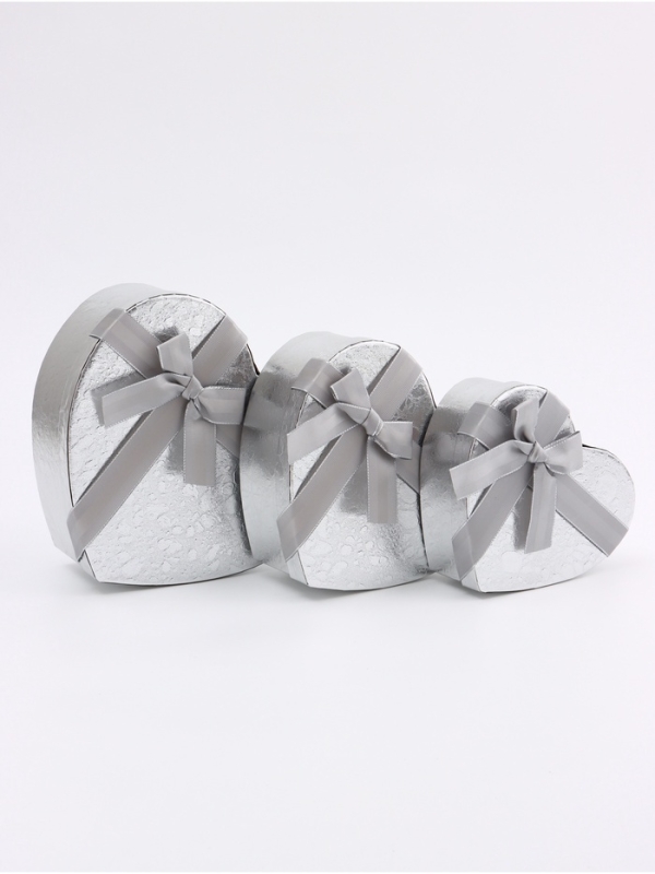 Набор коробок 3 в 1 сердца 22 х 20 х 9;  18.5 х 17 х 7.5; 1 6 х 14 х 6 см