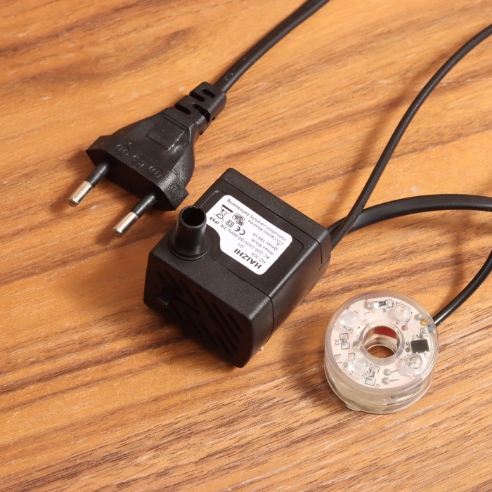 Фонтан Фонтан "Большой дом с лестницей" 25х15 см (с подсветкой)