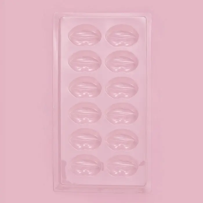 Форма для шоколада и конфет &laquo;Поцелуй&raquo;, 12 ячеек, 22&times;11 см, прозрачная