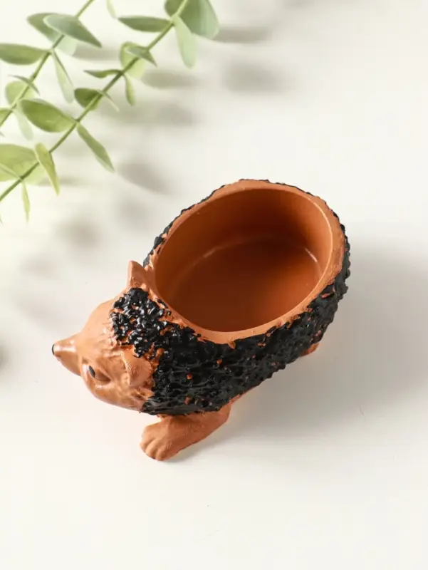 Подставка для мелочей "Ежик" 5х10х5 см, гипс, мультиколор