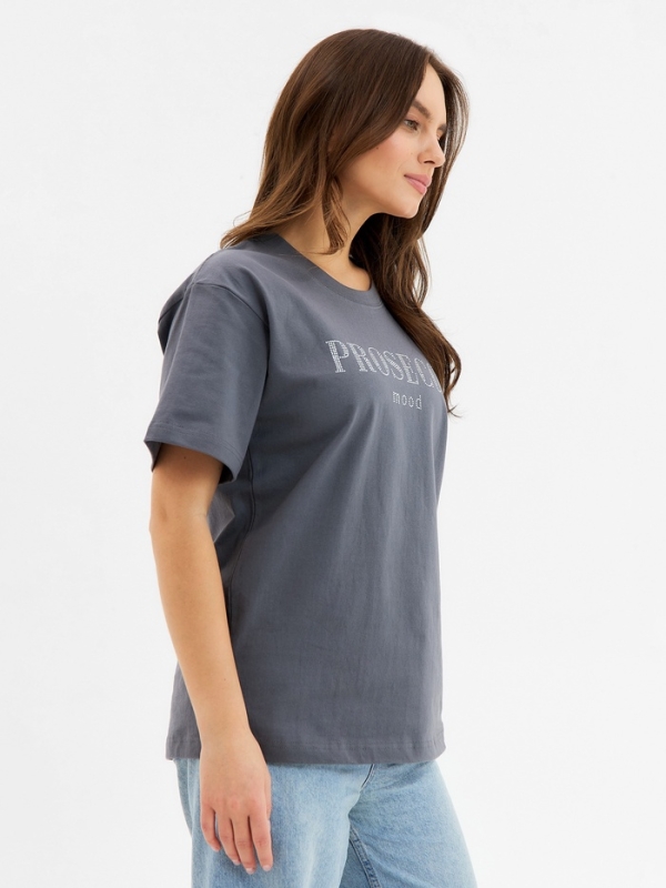 Футболка женская KAFTAN: Prosecco цв. серый, р-р 48-50