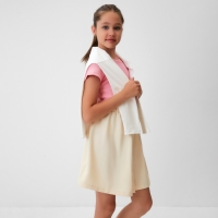 Юбка для девочки MINAKU, цвет бежевый, рост 128 см