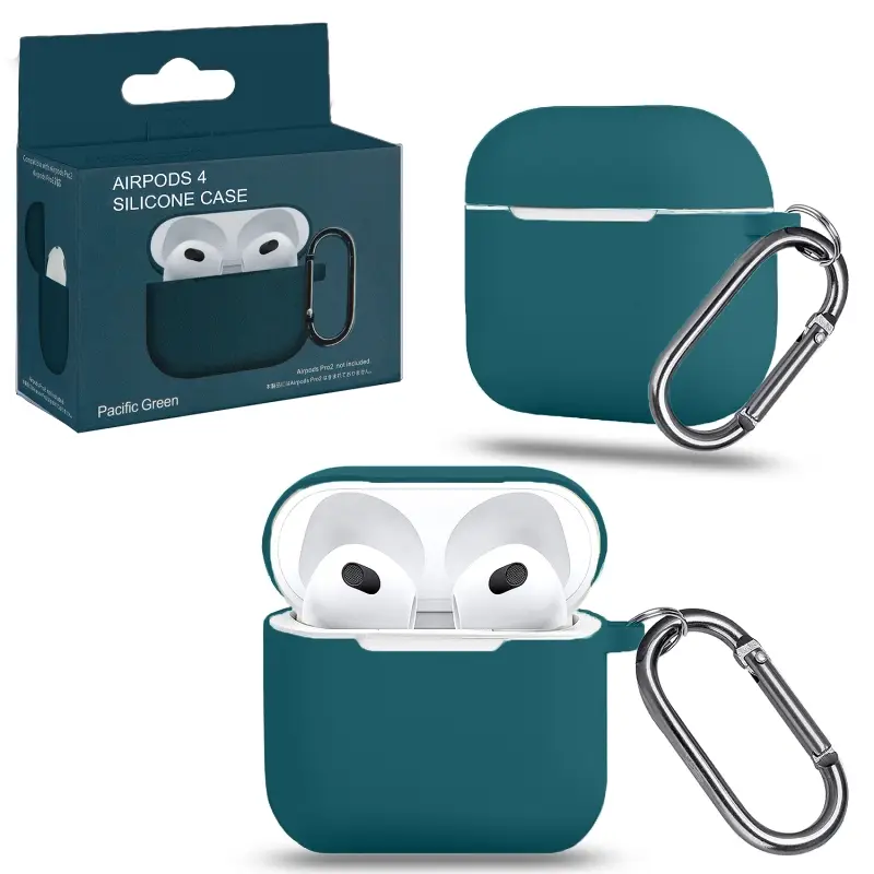 Чехол APods 4 с карабином №18 Pacific Green