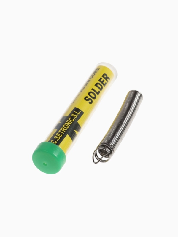 Паяльный набор ТУНДРА, паяльник 40 Вт, оловоотсос, подставка, припой, 4 предмета