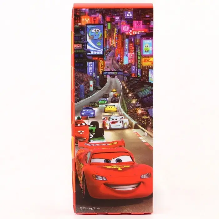 Пенал-футляр пластиковый, 75&times;195&times;25 мм, сборный, &laquo;Тачки&raquo;