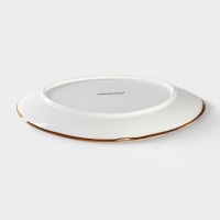 Блюдо фарфоровое для подачи Magistro &laquo;Церера&raquo;, 21&times;18,7 см, цвет белый