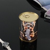 Подарочные носки в банке &laquo;Для любимой девочки&raquo;, (внутри носки женские, цвет белый)