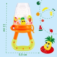 Ниблер для прикорма с силиконовой сеточкой &laquo;Фруктики&raquo;