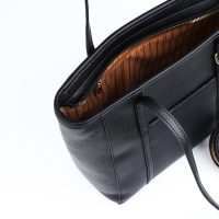 Сумка женская тоут на молнии, цвет чёрный Сумка женская тоут на молнии, цвет чёрный