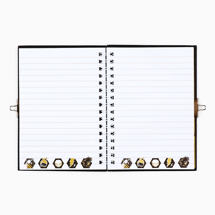 Блокнот на замочке А6, 50 листов в твердой обложке &laquo;23 февраля. ГЕРОЮ&raquo;