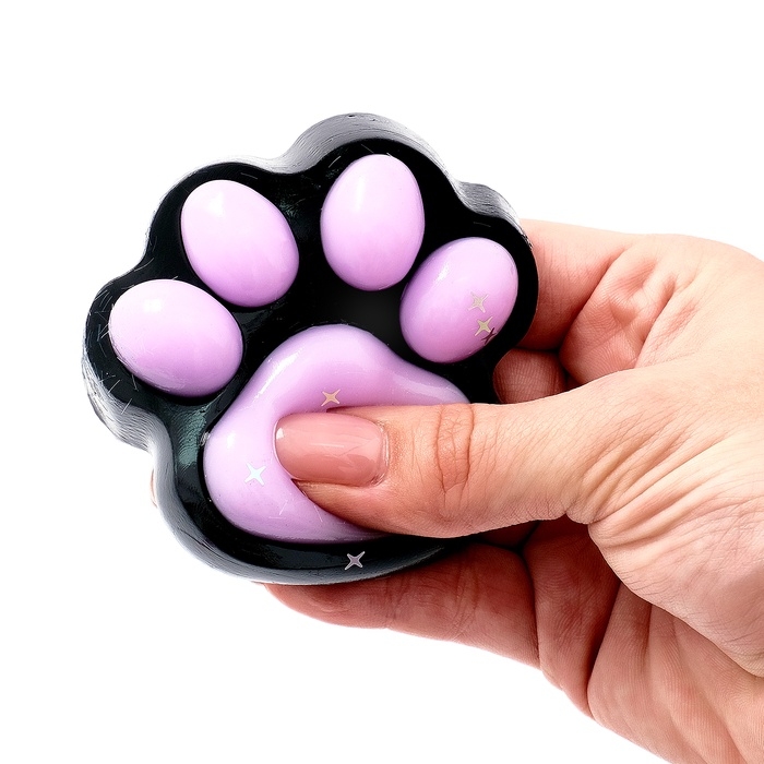 Сквиш антистресс - игрушка &laquo;Чёрная лапка&raquo;, МИКС