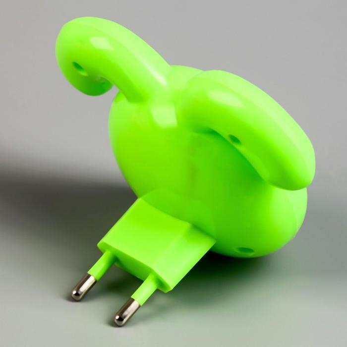 Ночник LED "Кролик", 7 см, 4W (V220) МИКС пластик RISALUX