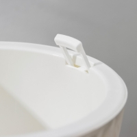 Кашпо для цветов со вставкой &laquo;Вдохновение&raquo;, 3 л, цвет белый