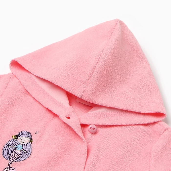 Халат для девочки, цвет розовый, рост 110 см Халат для девочки, цвет розовый, рост 110 см