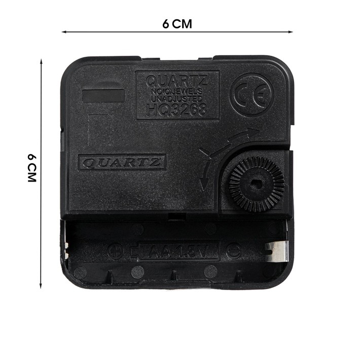 Циферблат  d= 4.6 см, 1 АА, механизм 1668, дискретный  ход