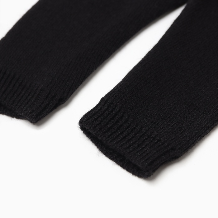 Брюки детские вязаные MINAKU, цвет черный, рост 80-86 см Брюки детские вязаные MINAKU, цвет черный, рост 80-86 см