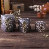 Сувенирный набор дерево "Совы с узором" 6х14х7 см