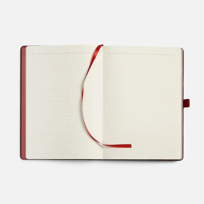 Ежедневник Peel Flex, недатированный, красный