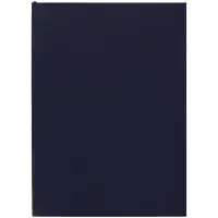 Ежедневник Flat, недатированный, иссиня-черный