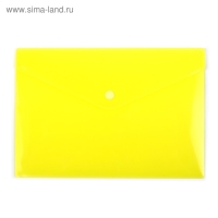 Папка-конверт на кнопке, А5, 180 мкм, Calligrata рифлёная, флуоресцентная, МИКС Папка-конверт на кнопке, А5, 180 мкм, Calligrata рифлёная, флуоресцентная, МИКС