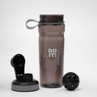 Шейкер спортивный для коктейлей и воды, 800 мл, Don`t quit, 25 х 8 см